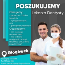 Rekrutacja na stanowisko - Lekarz Dentysta